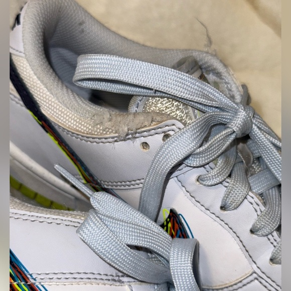 Nike Dunk Low 3D Swoosh Grey (GS) Size 4Y - Picture 8 of 15